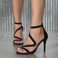 Eilyken Street Style Summer Gladiator Open Toe Hollow Out Women Sandals Zippers Banquet Thin Heels Party Shoes Lady T Fashions