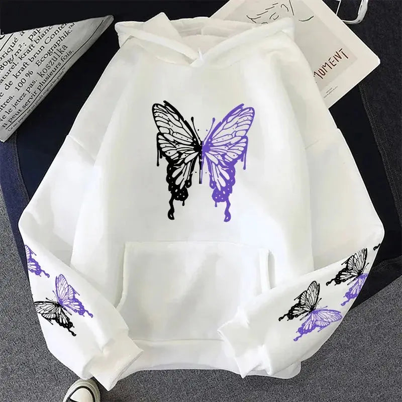 Womens Hoodies Printing Casual Sweatshirts Home Loose Pullover Versatile Tops Y2k 2025 Hot Sales Fashion Sports Jogging Clothing - Lady T Fashions
