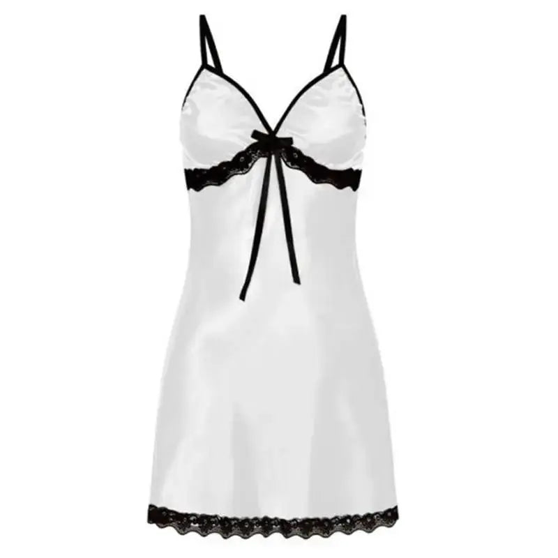 Sexy Nightgown For Women Sexy Nightie Sleepwear Plus Size Lace Floral Female Lingerie Suspenders Nightdress Robe Babydoll Summer - Lady T Fashions