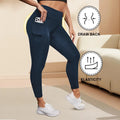 Women's High-Waisted Yoga Pants Plus Size Butt-Lifting Workout Leggings with Pockets Elastic Activewear for Gym & Running - Lady T Fashions