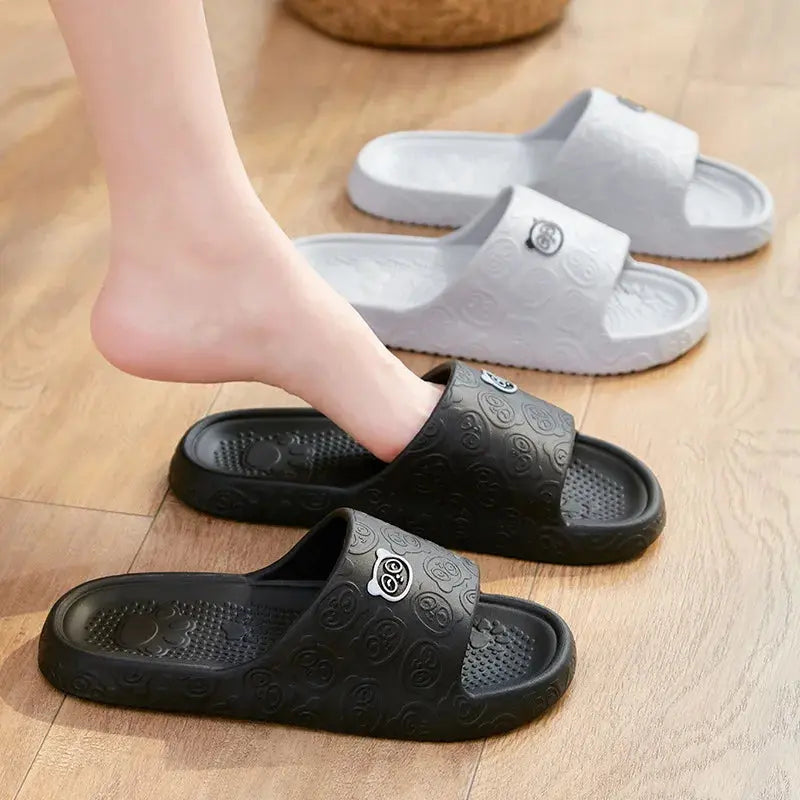 Eva Soft Sole Chunky Platform Slippers Women 2024 Summer Thick Sole Cloud Slides Beach Sandals Woman Non-Slip Outdoor Flip Flops Lady T Fashions