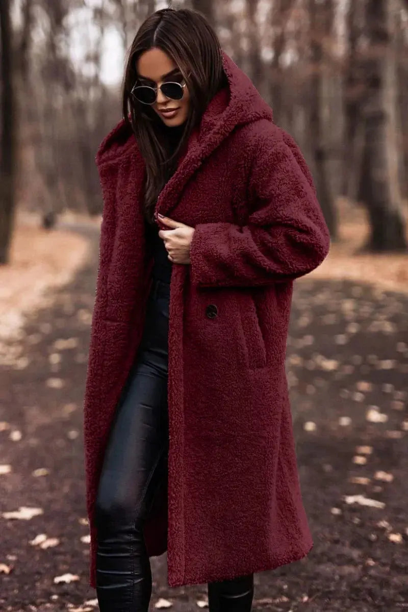 Jackets for Women Autumn and Winter Fashion Long Sleeve Tweed Coat for Women - Lady T Fashions