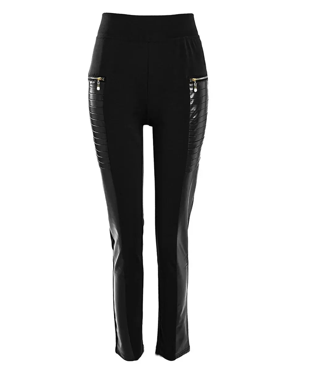 Women Long Pants Sexy Sheah Pencil Pant Slim Streetwear High Waist Zipper Mom Casual Streetwear Elegant Splice Y2k Capris 2025 Lady T Fashions