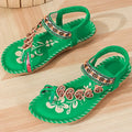 Women's Sandals Bohemia Style Sandals Summer 2025 New Shoes For Woman Flip Flops Beach Summer Shoes Women Low Heels Footwear - Lady T Fashions