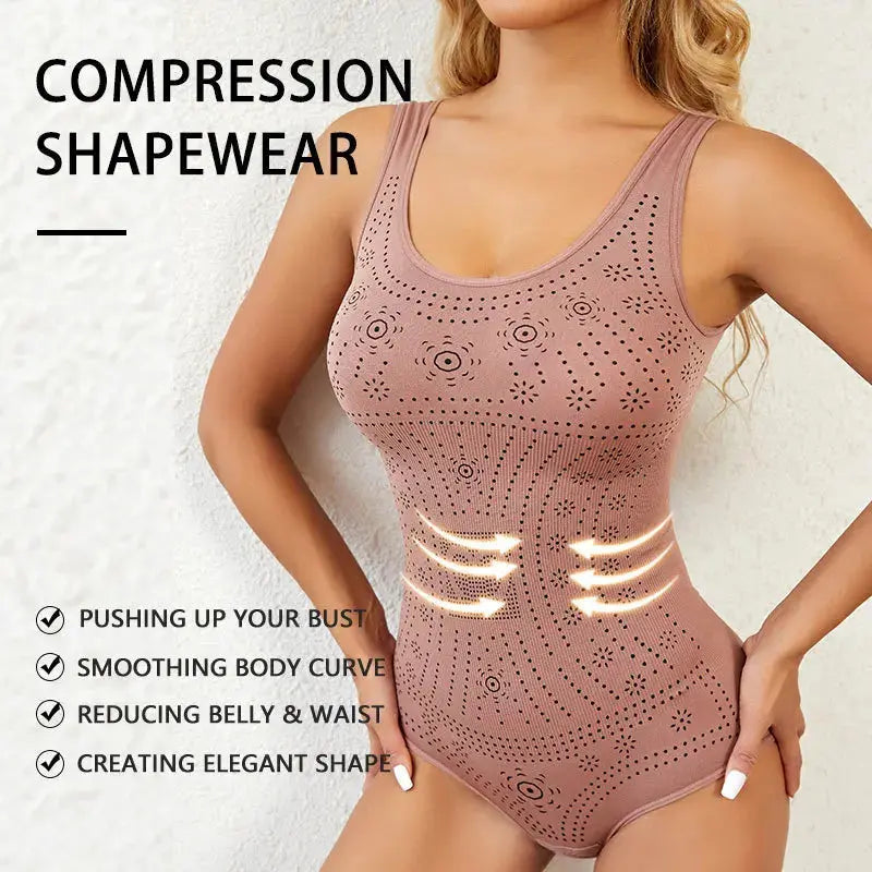Womens Plus Size One-piece Shapewear Abdominal Hip Lifting Underwear Tight Fitting Shaping Body Hugging Corset - Lady T Fashions