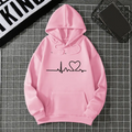 2025 Winter New Women's Hoodie High Street Unisex style Double Pockets Sweatshirts Outerwear Plus-Size Women's Clothing CYXX247 - Lady T Fashions