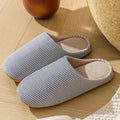 Unisex Home Slippers Soft Fur Slippers Warm Indoor Flat Slides Nonslip Couples Shoes Bedroom Light Slience Flats Autumn&Spring Lady T Fashions