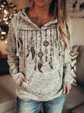 Wolf Hoodie Women Fashion Oversized Hoodies Vintage Sweats Girls Coat Women Sweatshirt Coat Hooded Pullover Owl Tracksuit Autumn - Lady T Fashions