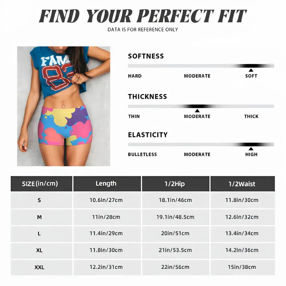 Women Hot Sale Printed Shorts Summer Casual High Waist Motorcycle Shorts Sports Fitness Shorts Dropshipping - Lady T Fashions