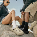 EVA Unisex Hole Shoes Heightened Thick Bottom Outdoor Slippers Non-slip Breathable Sports Slippers Lady T Fashions