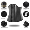 Body Shaper Shapewear Women 25 Steel Bones Latex Waist Trainer Corset Shapewear Slimming Belly Modeling Strap Reductive Girdle - Lady T Fashions