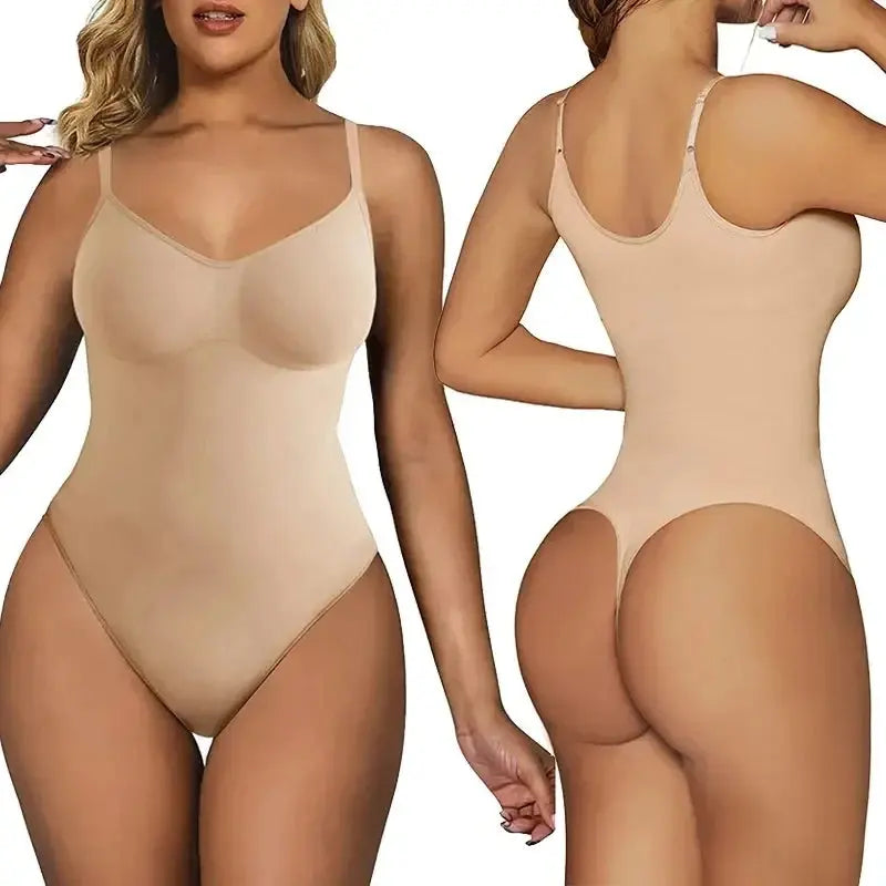 Women Bodysuit Shapewear Tummy Control Full Body Shaper Slimming Sheath Butt Lifter Push Up Thigh Slimmer Abdomen Shapers Corset - Lady T Fashions