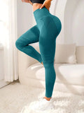 Sports Pants With Sexy Lines Lifting Buttocks Sports Tight Pants Women's High Waisted Elastic Fitness Pants Running Yoga Pants - Lady T Fashions