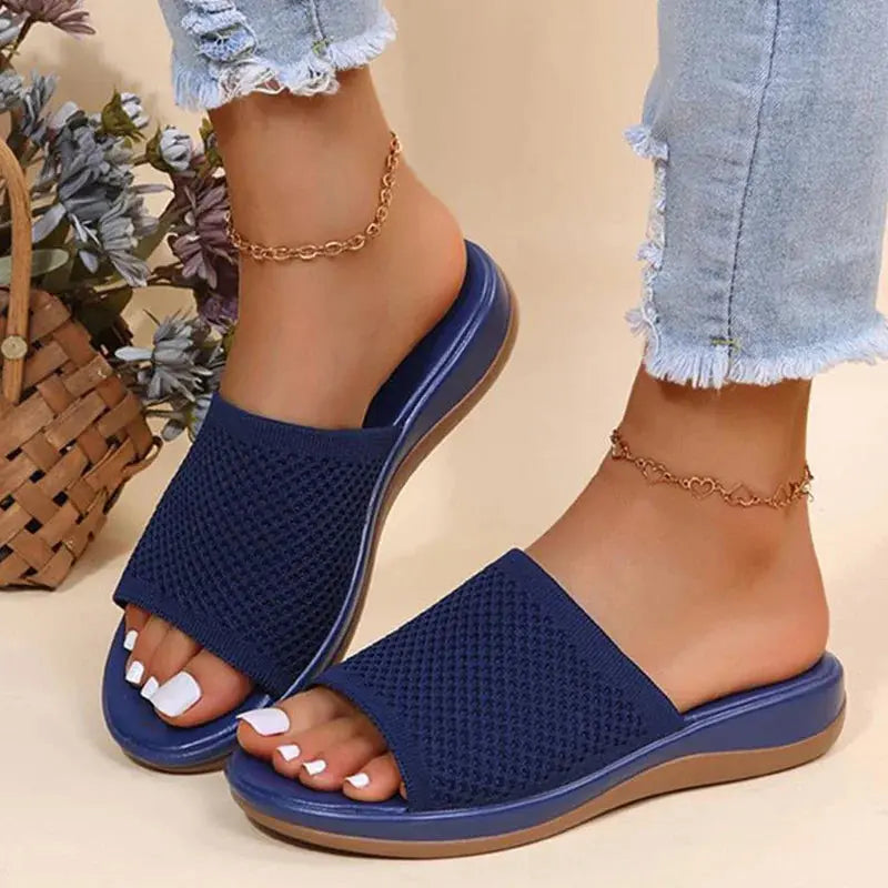 Fashion Women Summer Sandals Shoes Wedge Sandals Ladies Soft Slip On Women's Sandals Elegant Sandalias Mujer Female Footwear - Lady T Fashions