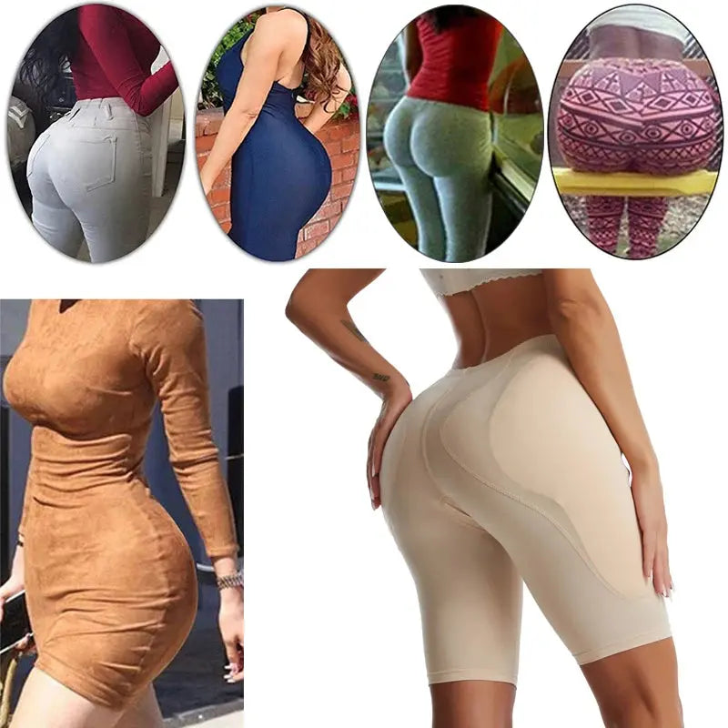 Shapewear Butt Lifter Panties Women Hip Shapewear Panties Sexy Body Shaper Push Up Panties Hip Enahncer Padded Fake Ass Pants - Lady T Fashions