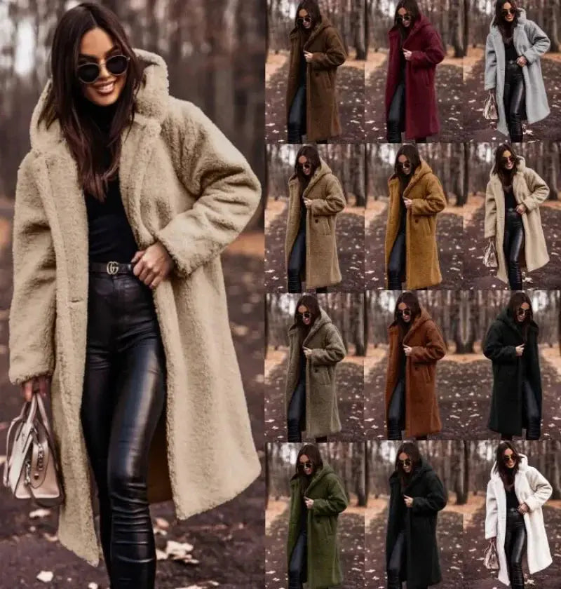 Jackets for Women Autumn and Winter Fashion Long Sleeve Tweed Coat for Women - Lady T Fashions
