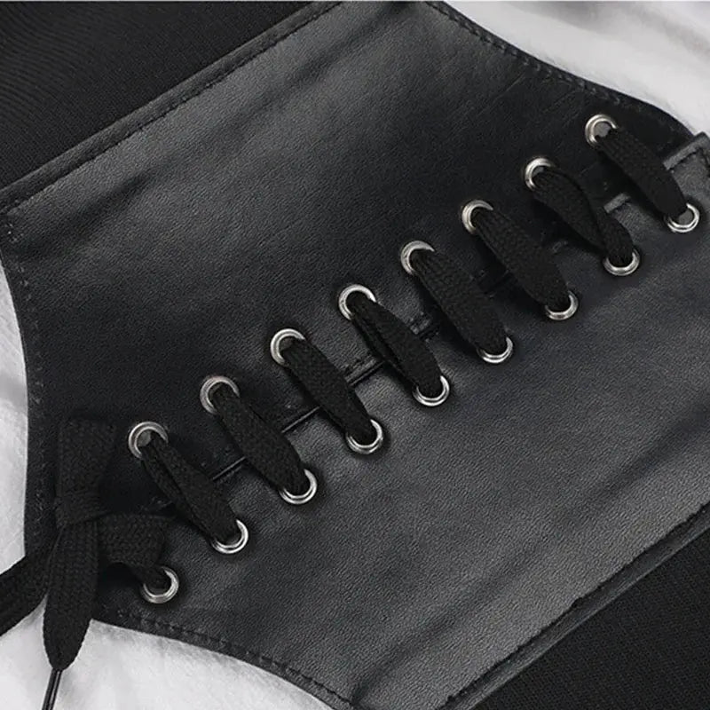 Women's Corset Body Shapewear Sexy Wide Leather Belt Cummerbunds Strap Belts for Women High Waist Slimming Corsets and Bustiers - Lady T Fashions
