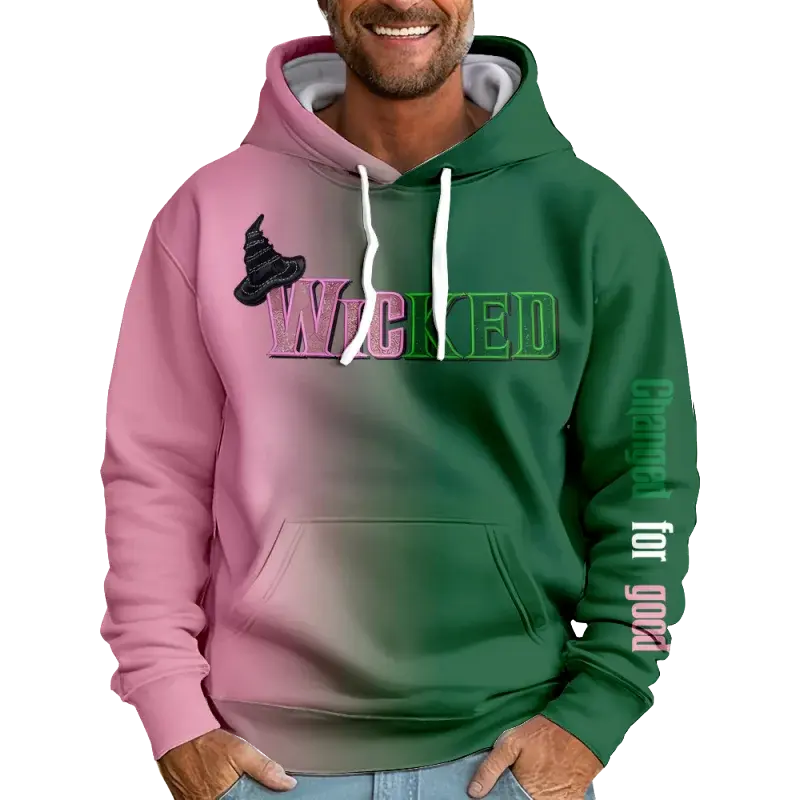 Wicked Hoodies Merch Unisex Fashion Casual Sweatshirts Hooded Women/Men Streetwear Sweatshirts Clothing Fashion Hoodie Outwear - Lady T Fashions