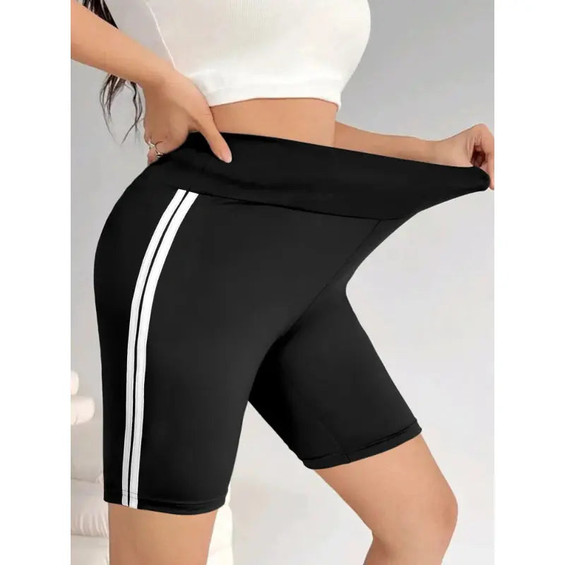 Women's Shorts Simple Versatile Straight Casual Solid Colour Trousers Street Fitness Can Wear Female Sports Five Pants - Lady T Fashions