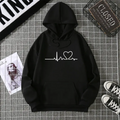 2025 Winter New Women's Hoodie High Street Unisex style Double Pockets Sweatshirts Outerwear Plus-Size Women's Clothing CYXX247 - Lady T Fashions