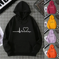 2025 Winter New Women's Hoodie High Street Unisex style Double Pockets Sweatshirts Outerwear Plus-Size Women's Clothing CYXX247 - Lady T Fashions