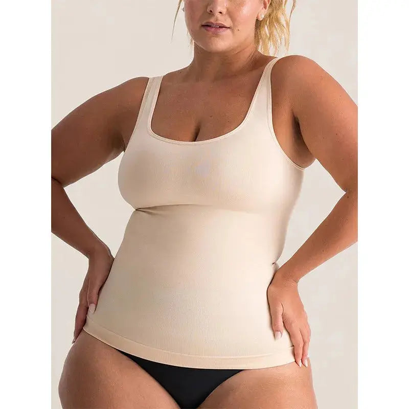Women Shapewear Tops Waist Trainer Tummy Control Body Shaper Shaping Tank Cami Top Slimming Underwear Seamless Compression - Lady T Fashions