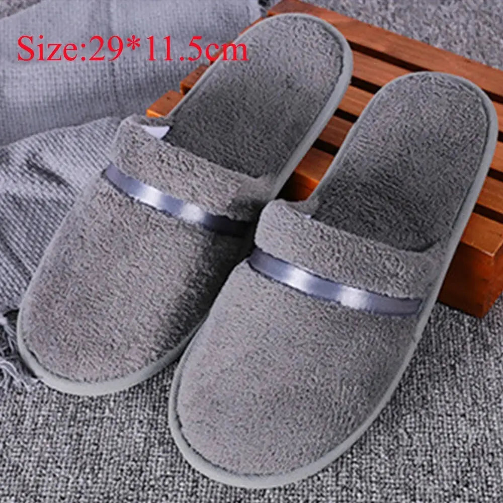 1Pair Winter Warm plush Slippers for Women Men Home shoes Nonslip Slides Fluffy Slippers Couple Indoor Bedroom House Slippers Lady T Fashions