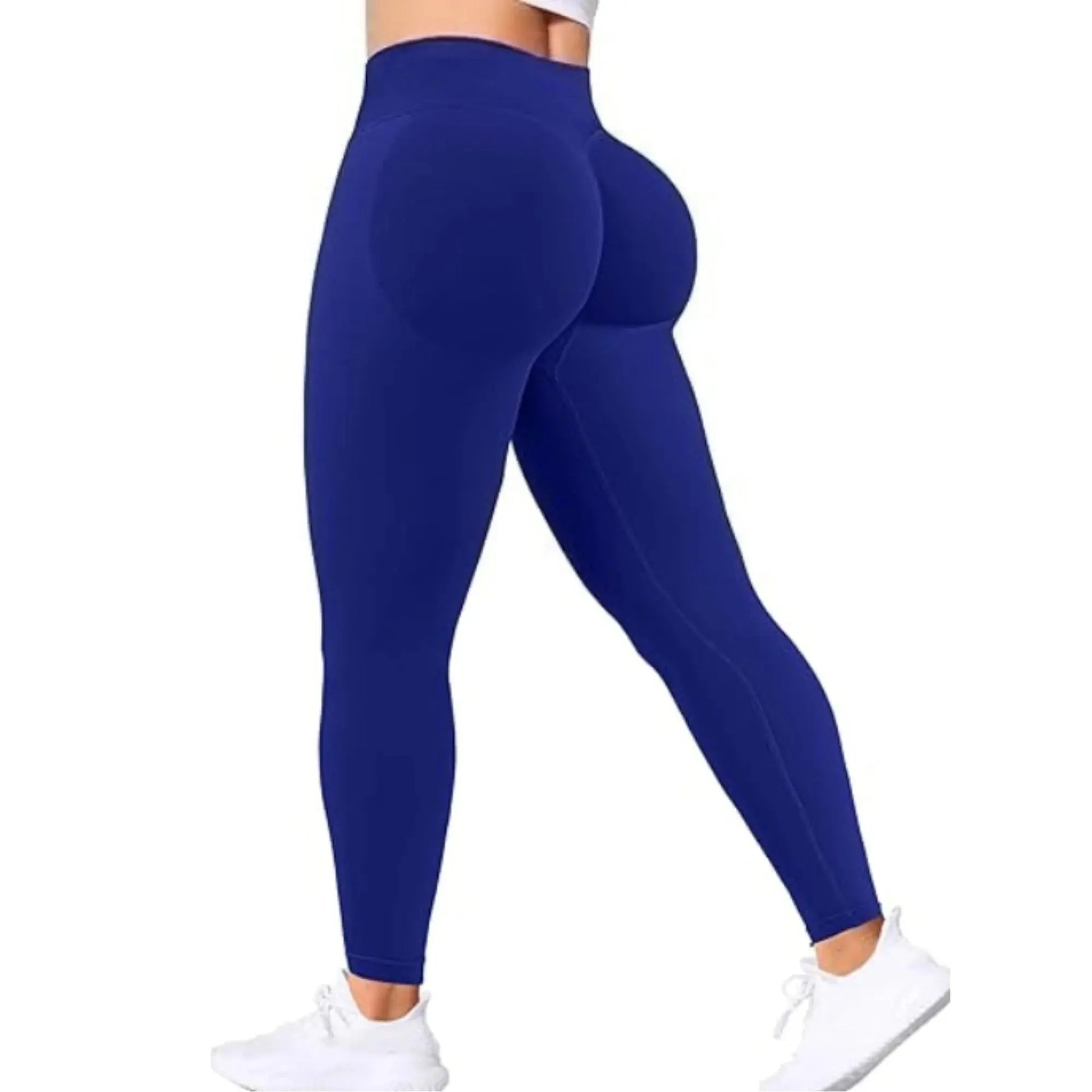 Seamless Women Solid Waist Yoga Pants Three-section Waist Sexy Hip-lifting Tight Sports Pants Fitness Exercise Yoga Pants - Lady T Fashions