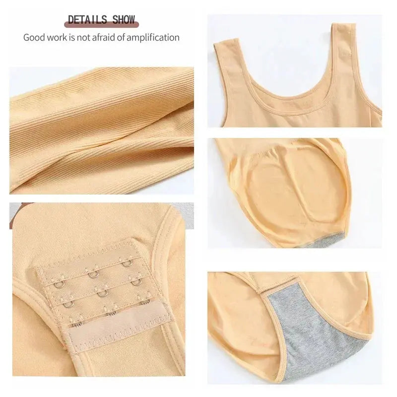 Body Shapewear for Women Seamless Solid Shaping Full Bodysuit Crew Neck Tummy Control Slimming Body Shaper Underwear & Shapewear - Lady T Fashions