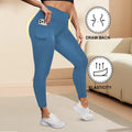 Women's High-Waisted Yoga Pants Plus Size Butt-Lifting Workout Leggings with Pockets Elastic Activewear for Gym & Running - Lady T Fashions