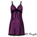 Women's Nightgown Sexy Sleepwear Silk Satin Nightwear Slip Dress Sleeveless Pajamas Sleepwear Plus Size Nightwear Comfortable - Lady T Fashions