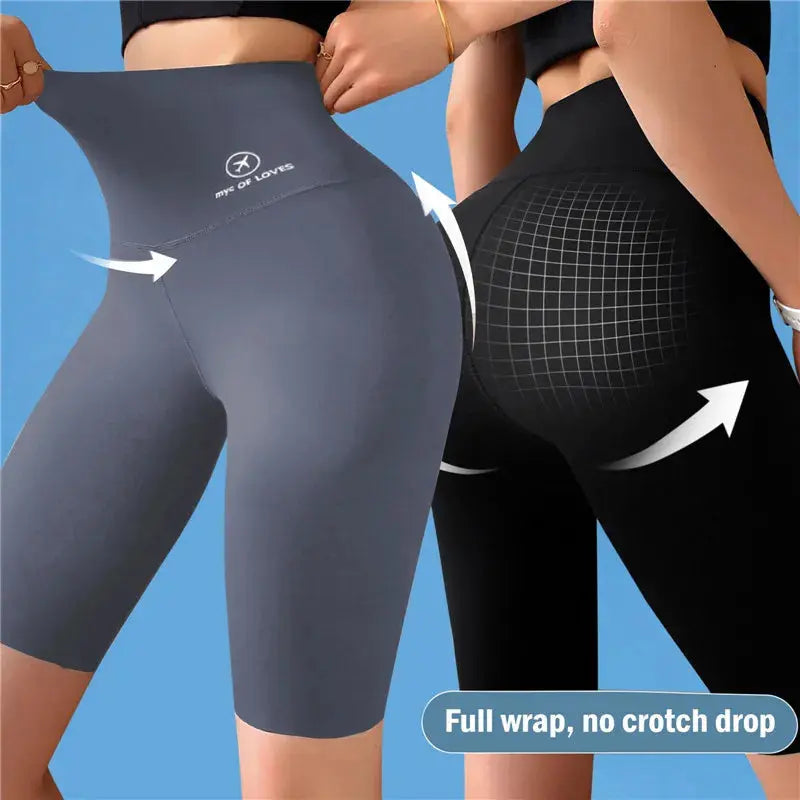 Hot Women Shorts Sports Shorts For Women New Cycling Jogging Fitness High Waist Push Up Gym Shorts Leggings Yoga Shorts - Lady T Fashions