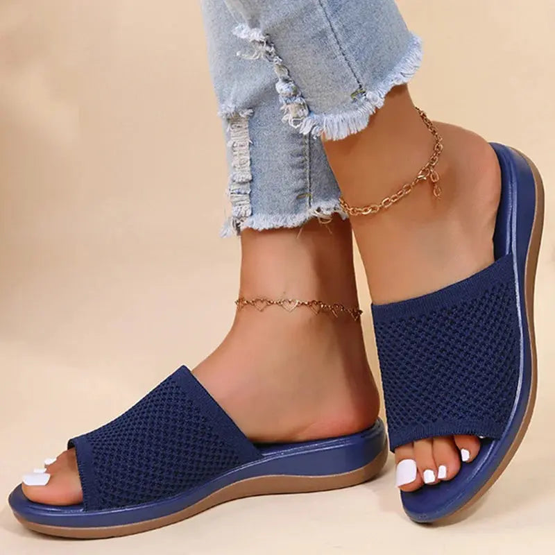 Fashion Women Summer Sandals Shoes Wedge Sandals Ladies Soft Slip On Women's Sandals Elegant Sandalias Mujer Female Footwear - Lady T Fashions