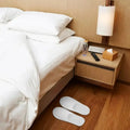Spa Slippers 10 Pairs of Brushed Plush Closed-toe Disposable Slippers for Men and Women Suitable for Families Guest Hotel Tra Lady T Fashions