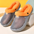 Couple Style Men's and Women's Cotton Slippers Winter Warm Plus Velvet Thickened Clogs Mule Shoes Lady T Fashions