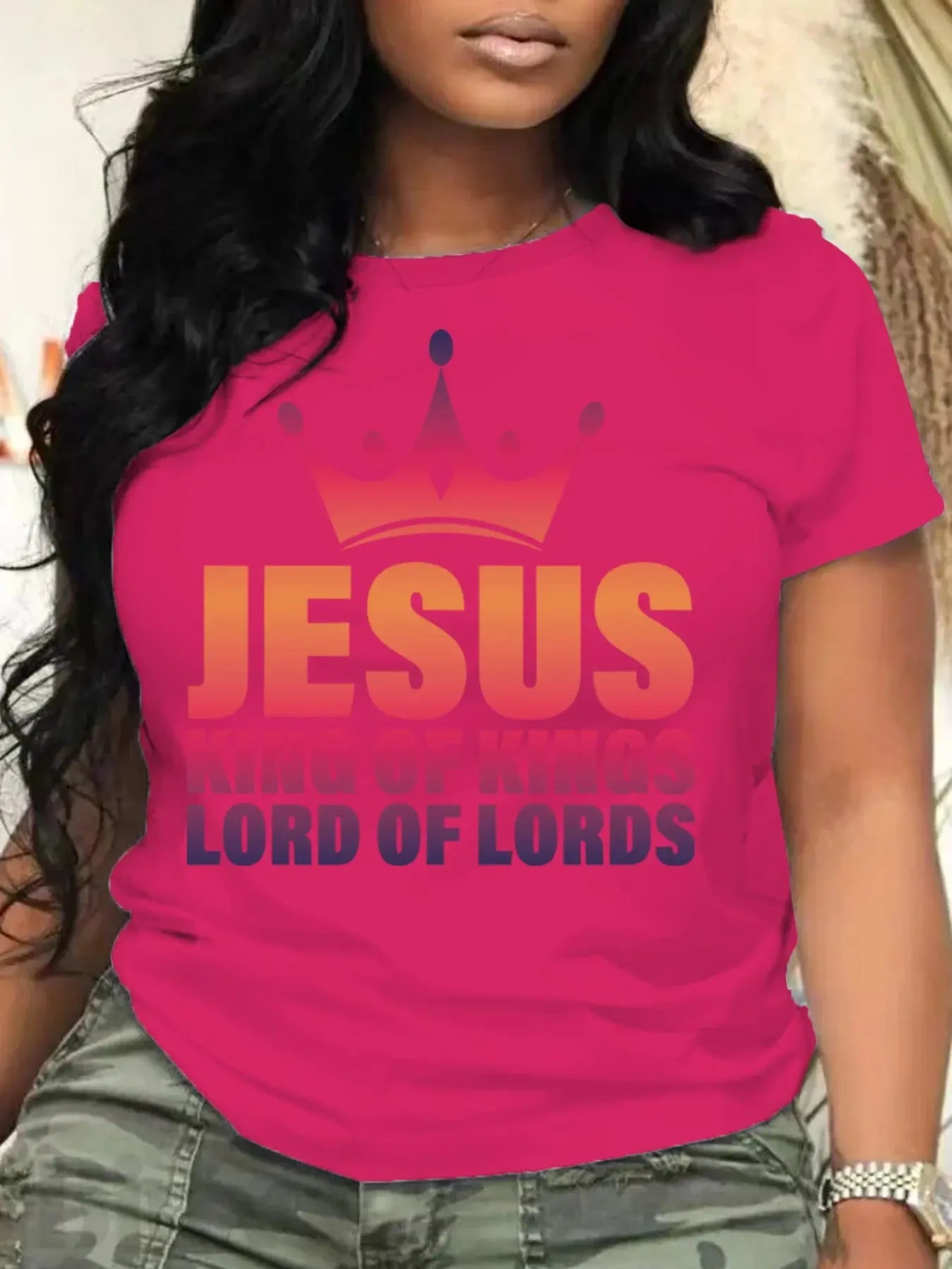 Women's Fashion Plus Size Clothing Summer Round Neck Short Sleeve Letter Printed Casual T-shirt Plus Size Women Clothing - Lady T Fashions