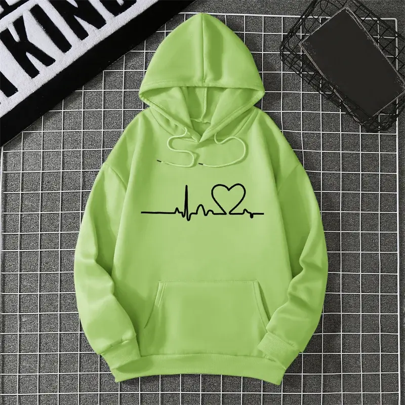 2025 Winter New Women's Hoodie High Street Unisex style Double Pockets Sweatshirts Outerwear Plus-Size Women's Clothing CYXX247 - Lady T Fashions
