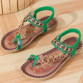 Women's Sandals Bohemia Style Sandals Summer 2025 New Shoes For Woman Flip Flops Beach Summer Shoes Women Low Heels Footwear - Lady T Fashions
