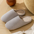 Unisex Home Slippers Soft Fur Slippers Warm Indoor Flat Slides Nonslip Couples Shoes Bedroom Light Slience Flats Autumn&Spring Lady T Fashions