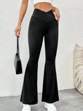Women's Yoga Pants Summer  High Waist  Flared Trousers  Tummy Control Workout Leggings  Hot  Sales Pants for Women - Lady T Fashions