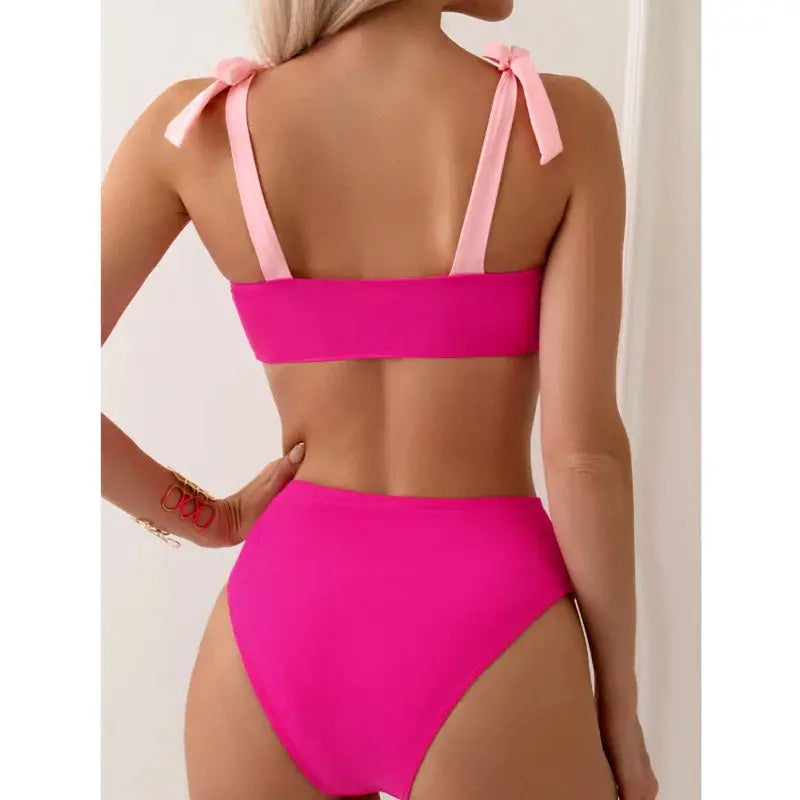 Pink Sexy Bikinis 2025 Swimsuits Women Swimwear Push Up Female Beach Swim Wear Bathing Suits Brazilian Bikini Set Pool Bather - Lady T Fashions