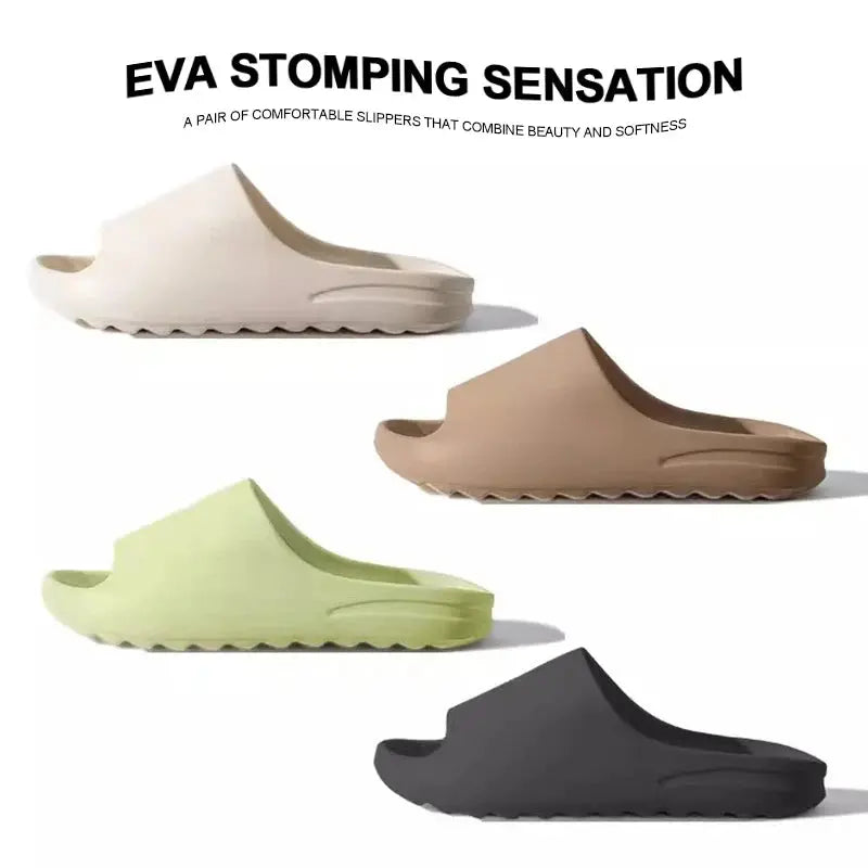 New Summer Men's Slides Brand Men Women Slippers Indoor Unisex Sandals Casual Shoes EVA Flip-flops Beach Women Sandals Lady T Fashions
