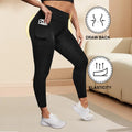 Women's High-Waisted Yoga Pants Plus Size Butt-Lifting Workout Leggings with Pockets Elastic Activewear for Gym & Running - Lady T Fashions
