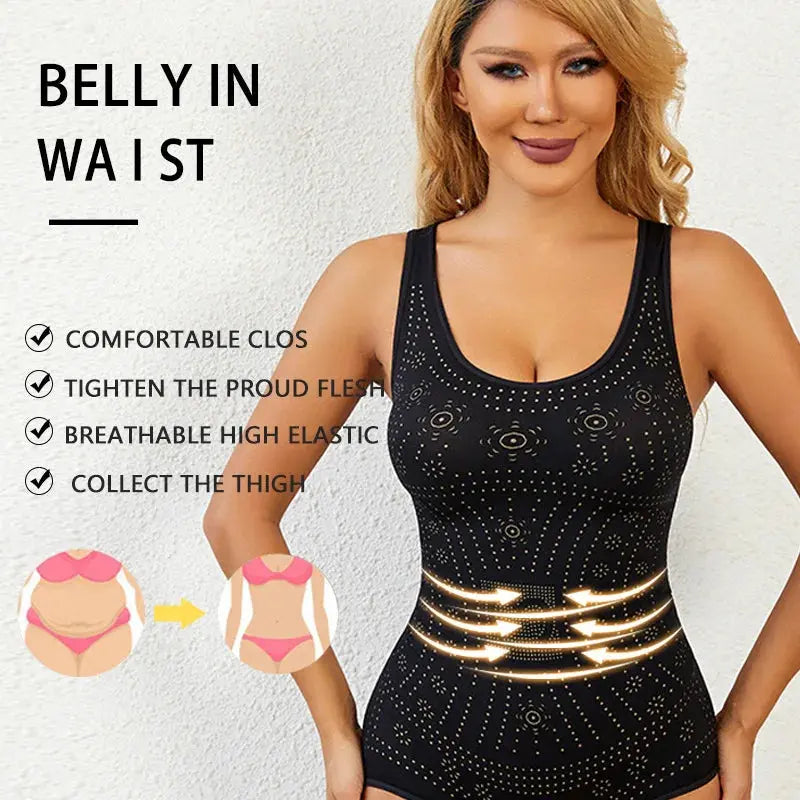 Womens Plus Size One-piece Shapewear Abdominal Hip Lifting Underwear Tight Fitting Shaping Body Hugging Corset - Lady T Fashions