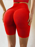 Women Sport Shorts Sexy High Waist Tight Shorts Gym Workout Seamless Hip Short Leggings for Women Summer Cycling Black Shorts - Lady T Fashions