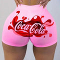Women Hot Sale Printed Shorts Summer Casual High Waist Motorcycle Shorts Sports Fitness Shorts Dropshipping - Lady T Fashions