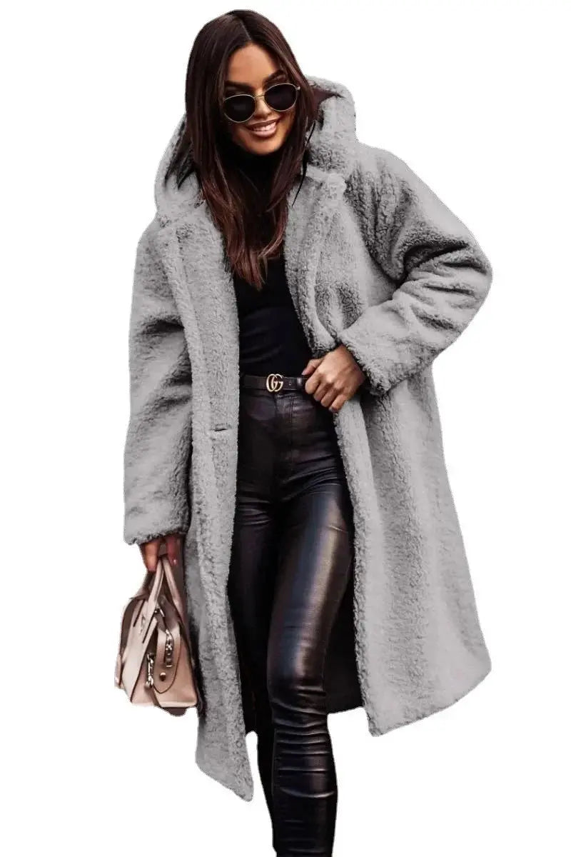 Jackets for Women Autumn and Winter Fashion Long Sleeve Tweed Coat for Women - Lady T Fashions
