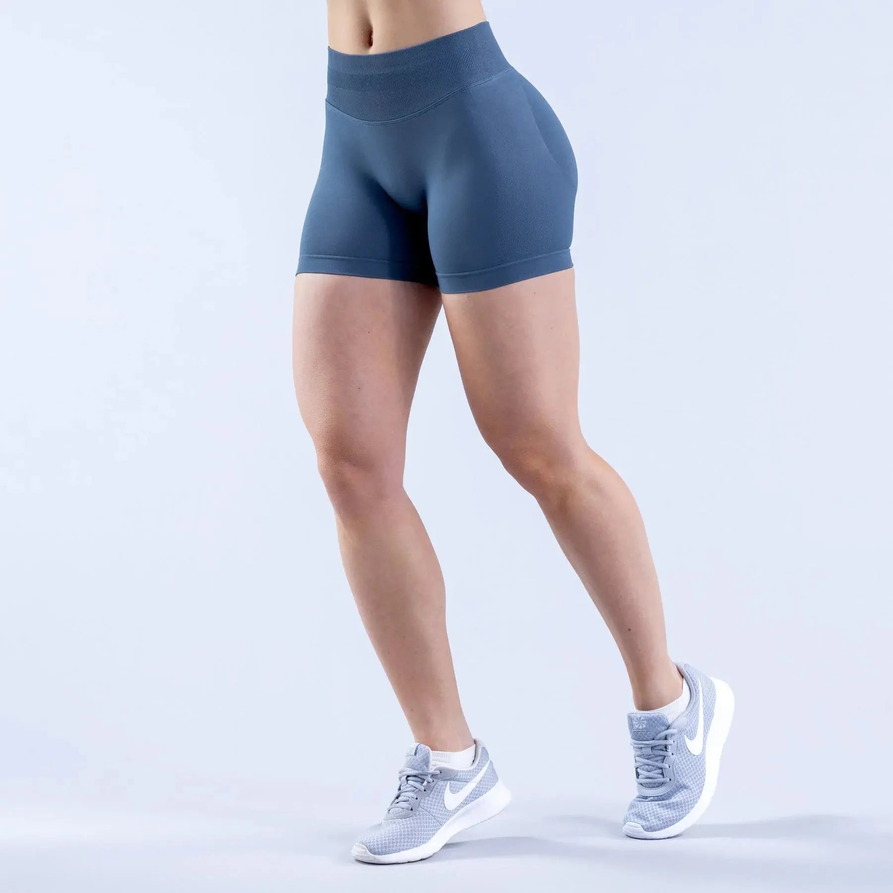 DFY Impact Summer High Waisted Yoga Shorts Sportswear Woman Gym Fashionable Sexy Running Fitness Pants Solid Color Yoga Leggings - Lady T Fashions