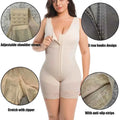 Women Full Body Shapewear Bodysuit for Abdomen Control High Compression Reducing and shaper girdles Zipper Crotch Shapewear Faja - Lady T Fashions