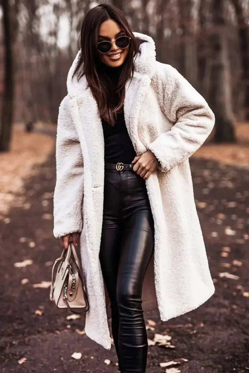 Jackets for Women Autumn and Winter Fashion Long Sleeve Tweed Coat for Women - Lady T Fashions